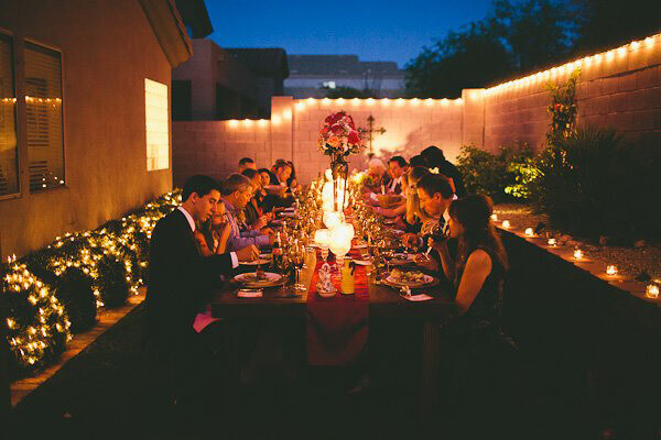 home intimate wedding